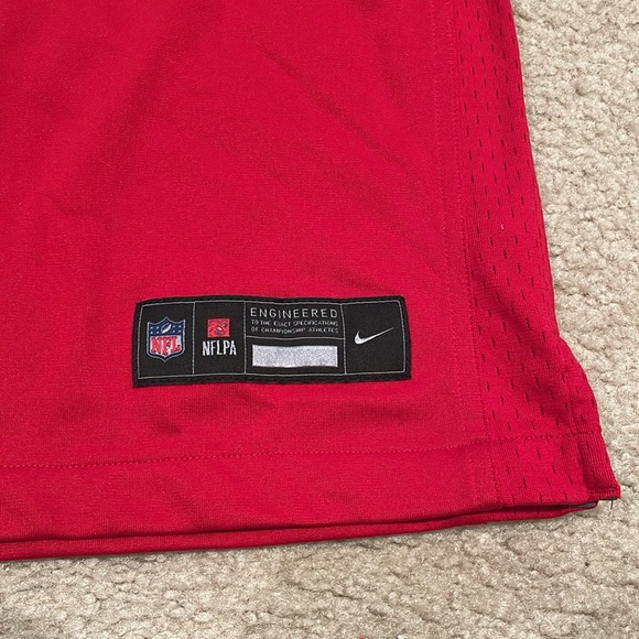 Brock Purdy San Francisco 49ers Nike Super Bowl LVIII Game Jersey NWOT Scarlet - Picture 5 of 9